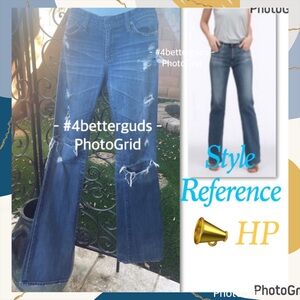 AG Adriano Goldschimed Angel Bootcut Distress Style Vintage Collection Jean 27R